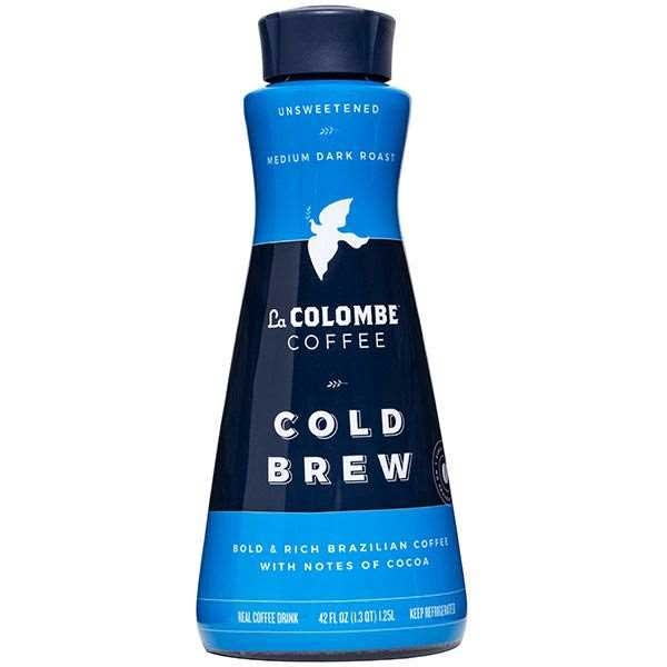 La Colombe Pure Black Brazilian Multi Serve Cold Brew Coffee, 42 Ounce -- 6 per case