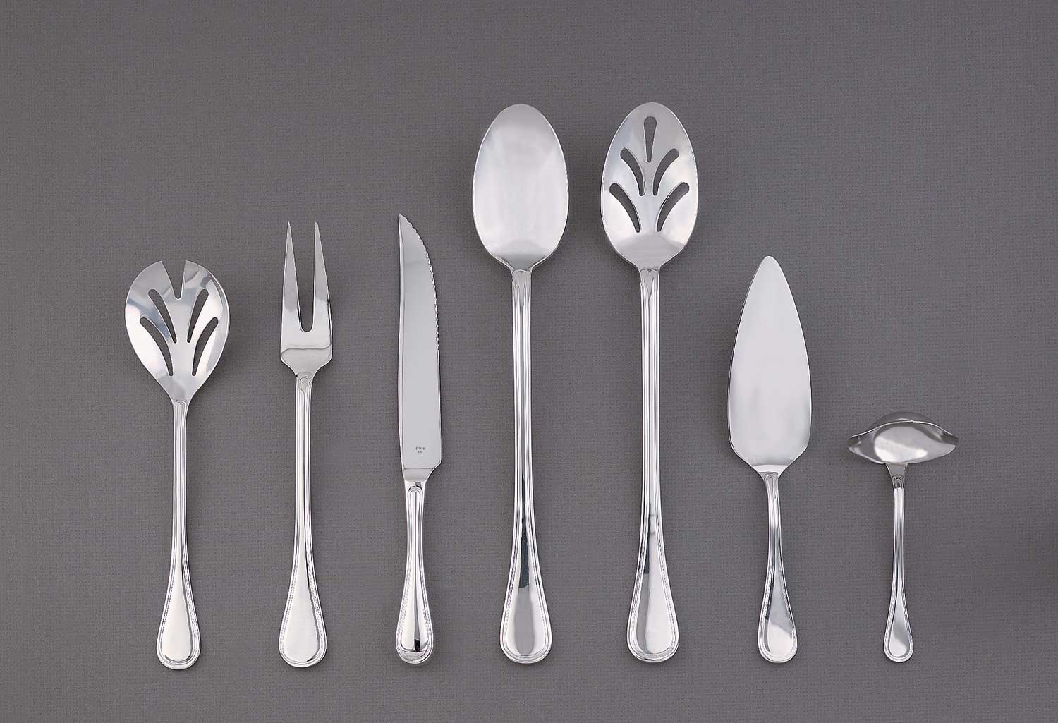 World Tableware Louvre 18/8 Stainless Steel Serving Spoon, 9 1/2 inch.