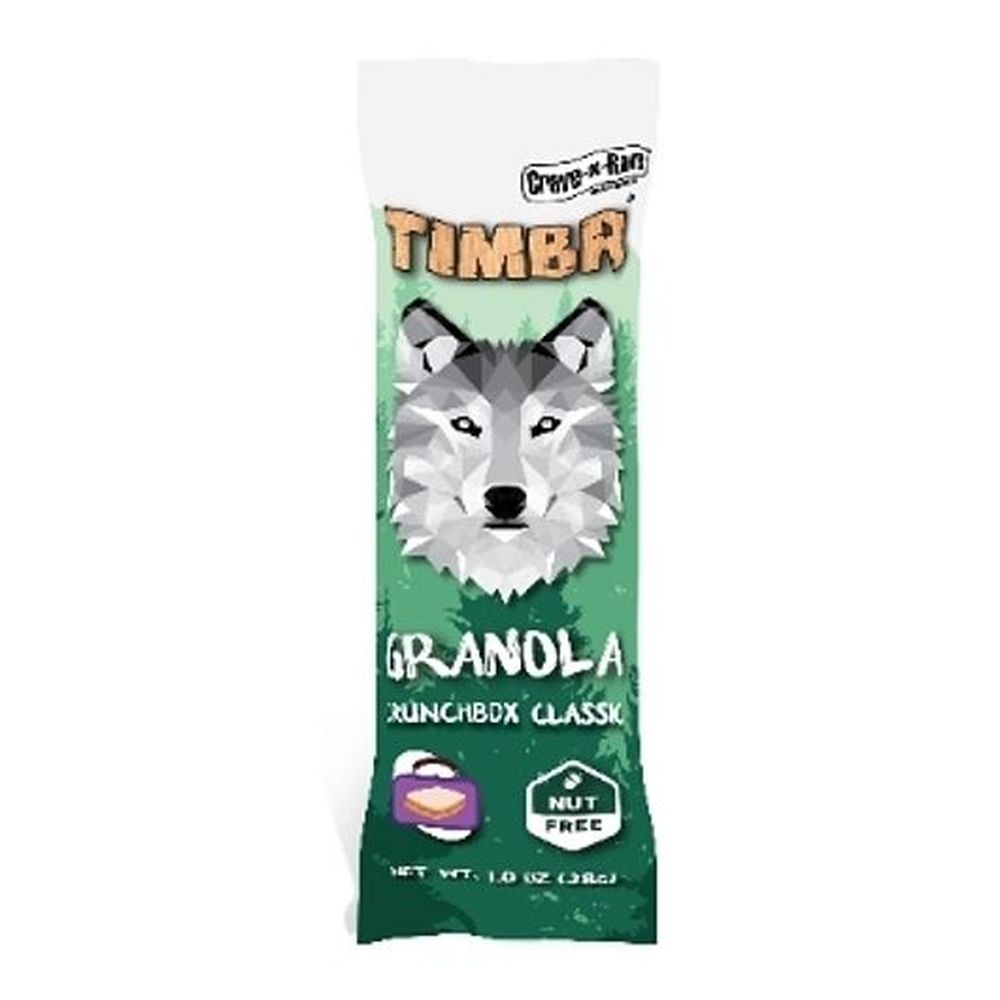 Crave-N-Rave Individually Wrapped Single Serve Crunchbox Classic Timbr Granola, 28 Gram -- 300 per case