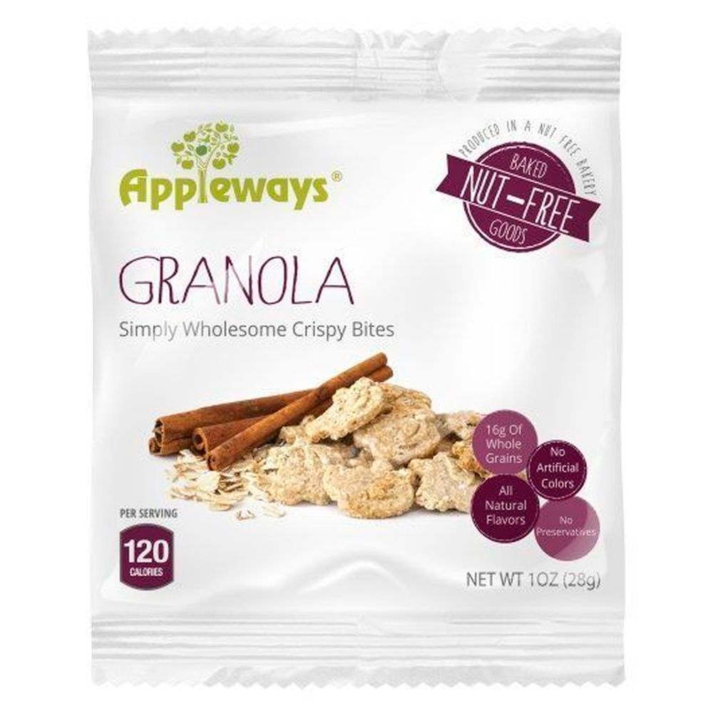Appleways Individually Wrapped Granola Crispy Bites, 1 Ounce -- 108 per case