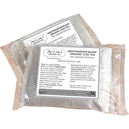 Numi Organic High Mountain Black Iced Tea, 1.2 Ounce -- 24 per case