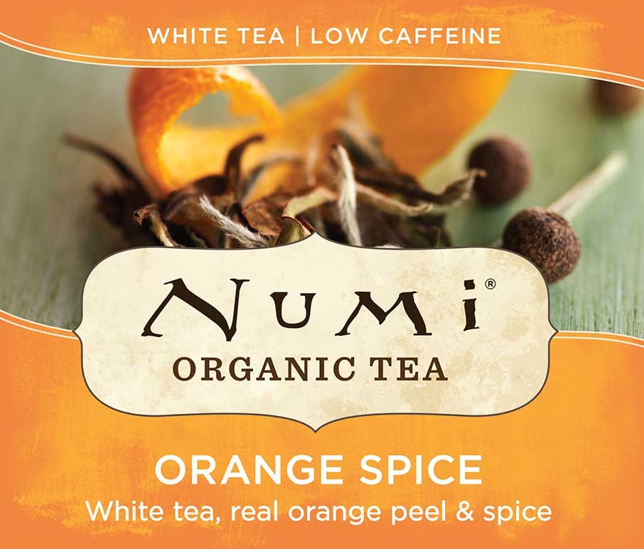 Numi Organic Orange Spice White Tea -- 100 per case.