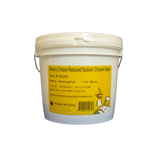 Savory Choice Reduced Sodium Chicken Broth Concentrate, 10 Pound