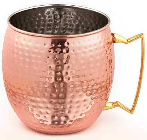 American Metalcraft Jumbo Hammered Copper Moscow Mule Mug, 96 Ounce
