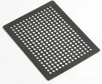 American Metalcraft Rectangular Hard Coat Anodized Aluminum Mega Flatbread Screen, 8 inch Length