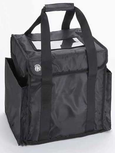 American Metalcraft Black Deluxe Delivery Bag, 12-1/2 inch Length x 12-1/2 inch Width x 12 inch Height