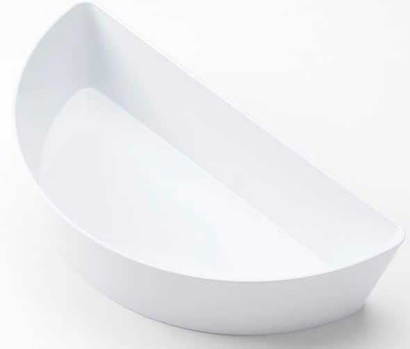 American Metalcraft White ABS Plastic Half Size Round Insert Only, 52 Ounce