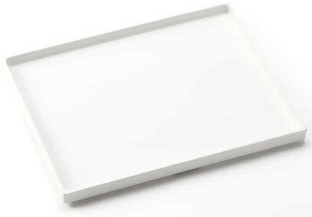 American Metalcraft Naturals Collection White Lid/Tray, 10-7/8 inch Length X 8-1/4 inch Width X 3/4 inch Height