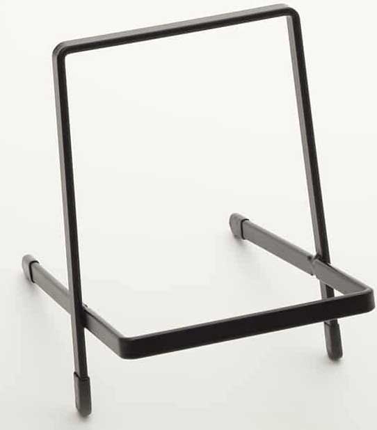 American Metalcraft Black Display Stand, 4-1/8 inch Length x 6 inch Width x 5-3/4 inch Height