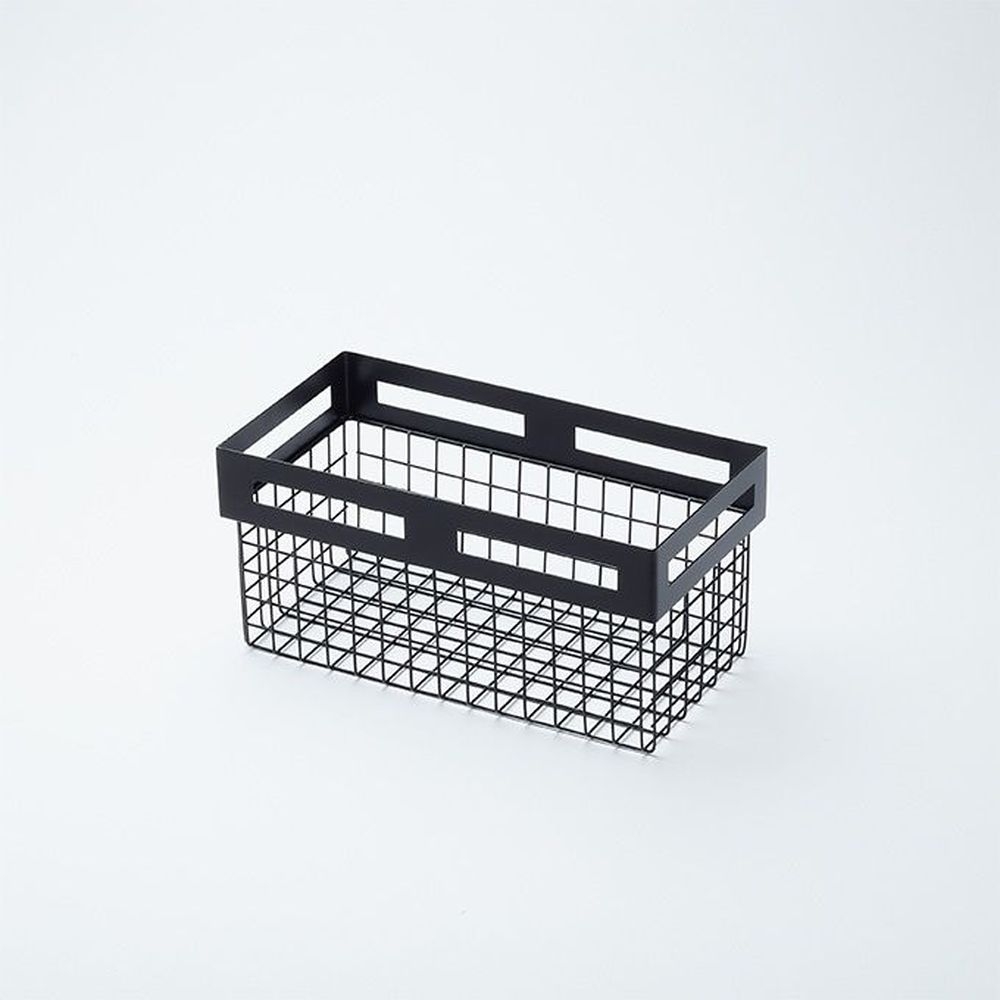 American Metalcraft Black Twilight Nestable Rectangle Basket, 12 1/2 x 6 1/2 x 6 inch
