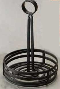 American Metalcraft Flat Coil Round Condiment Rack, 6 1/4 x 8 1/2 inch