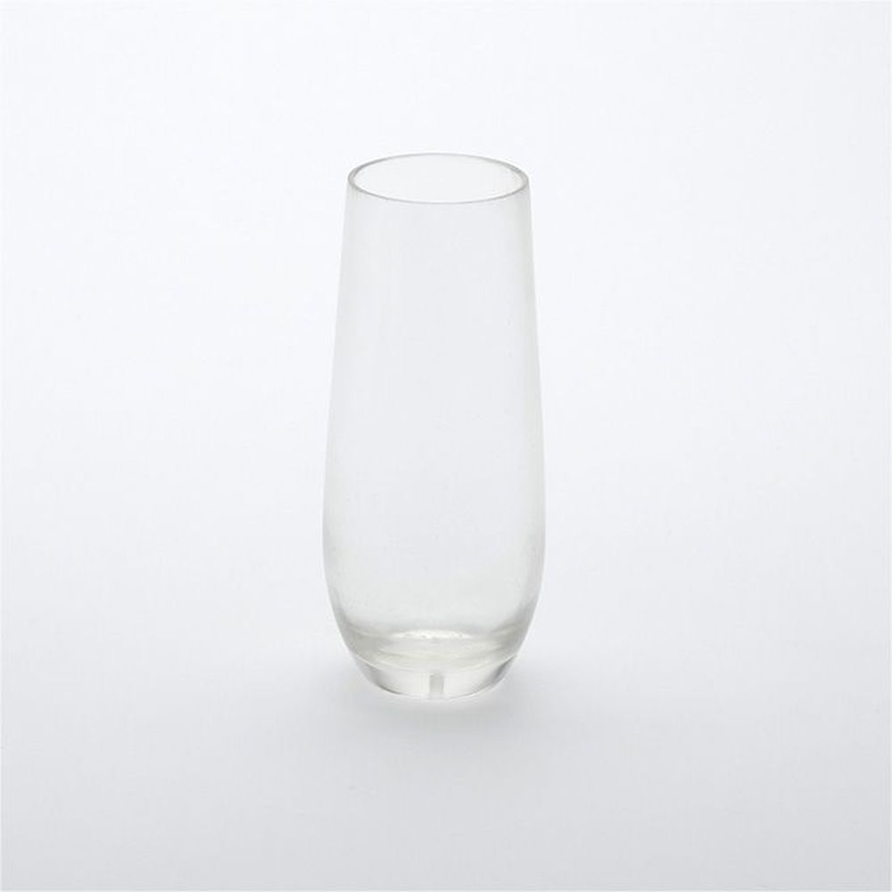 American Metalcraft Parker Collection Clear Tritan Flute Glass, 8 Ounce-- 12 per case