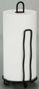 American Metalcraft Wrought Iron Paper Towel Holder, 12 inch Height