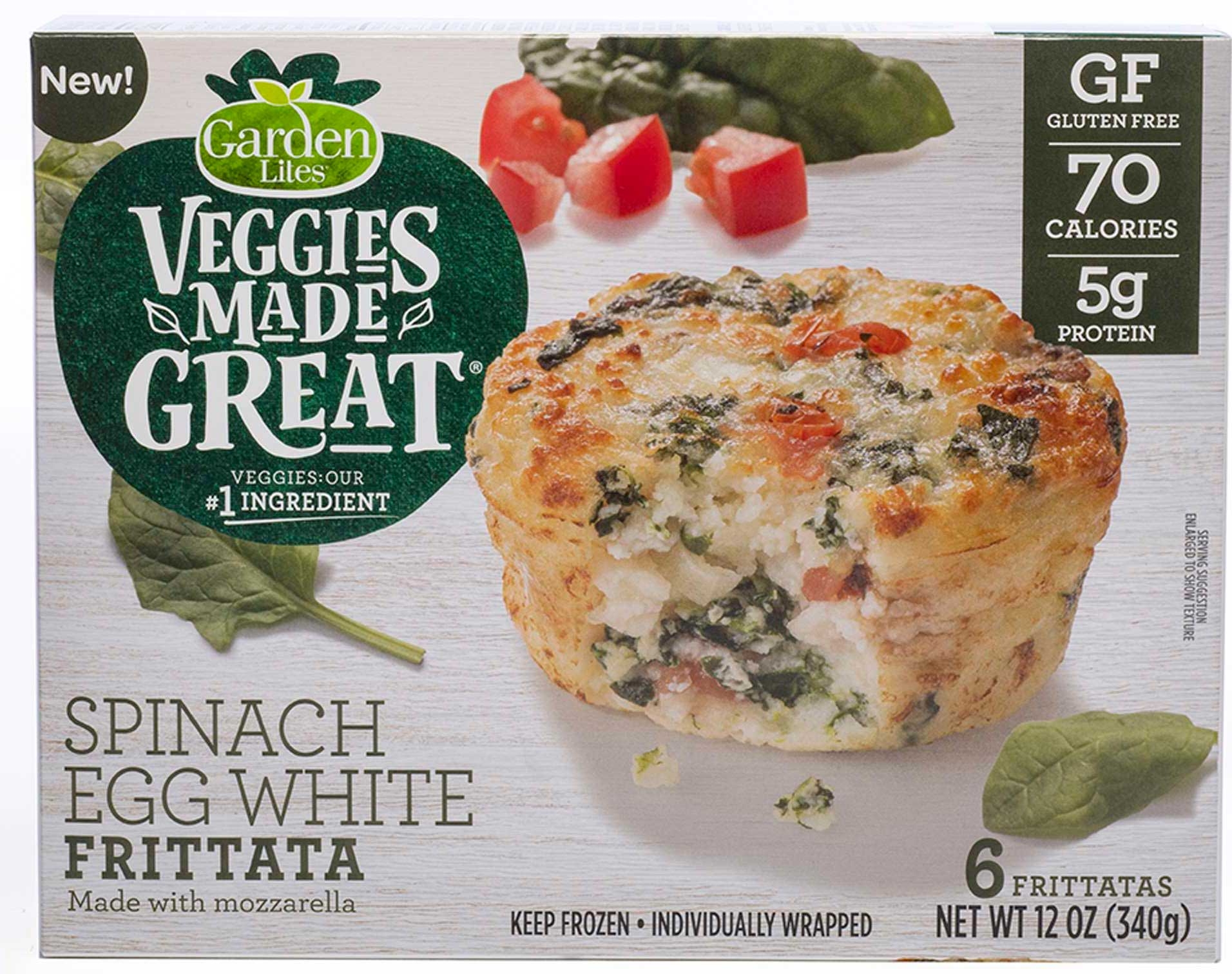 Veggies Made Great Spinach Egg White Frittata, 12 Ounce -- 8 per case