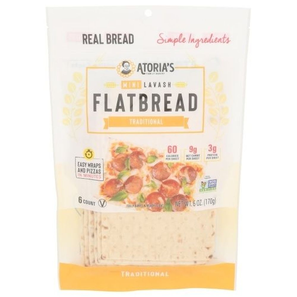 Atorias Family Mini Traditional Lavash, 8 Ounce -- 8 per case
