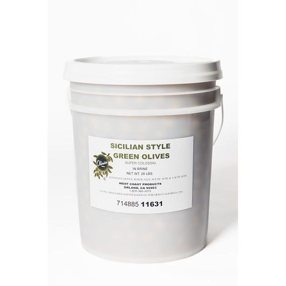 Olinda Sicilian Style Whole Olives, 5 Gallon