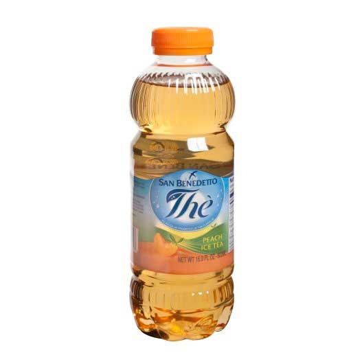 San Benedetto Peach Iced Tea, 16.9 Fluid Ounce -- 12 per case
