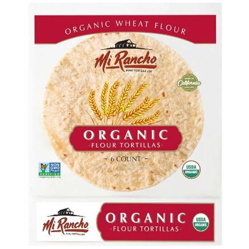 Mi Rancho Organic Soft Taco Flour Small Tortilla, 9.1 Ounce -- 12 per case