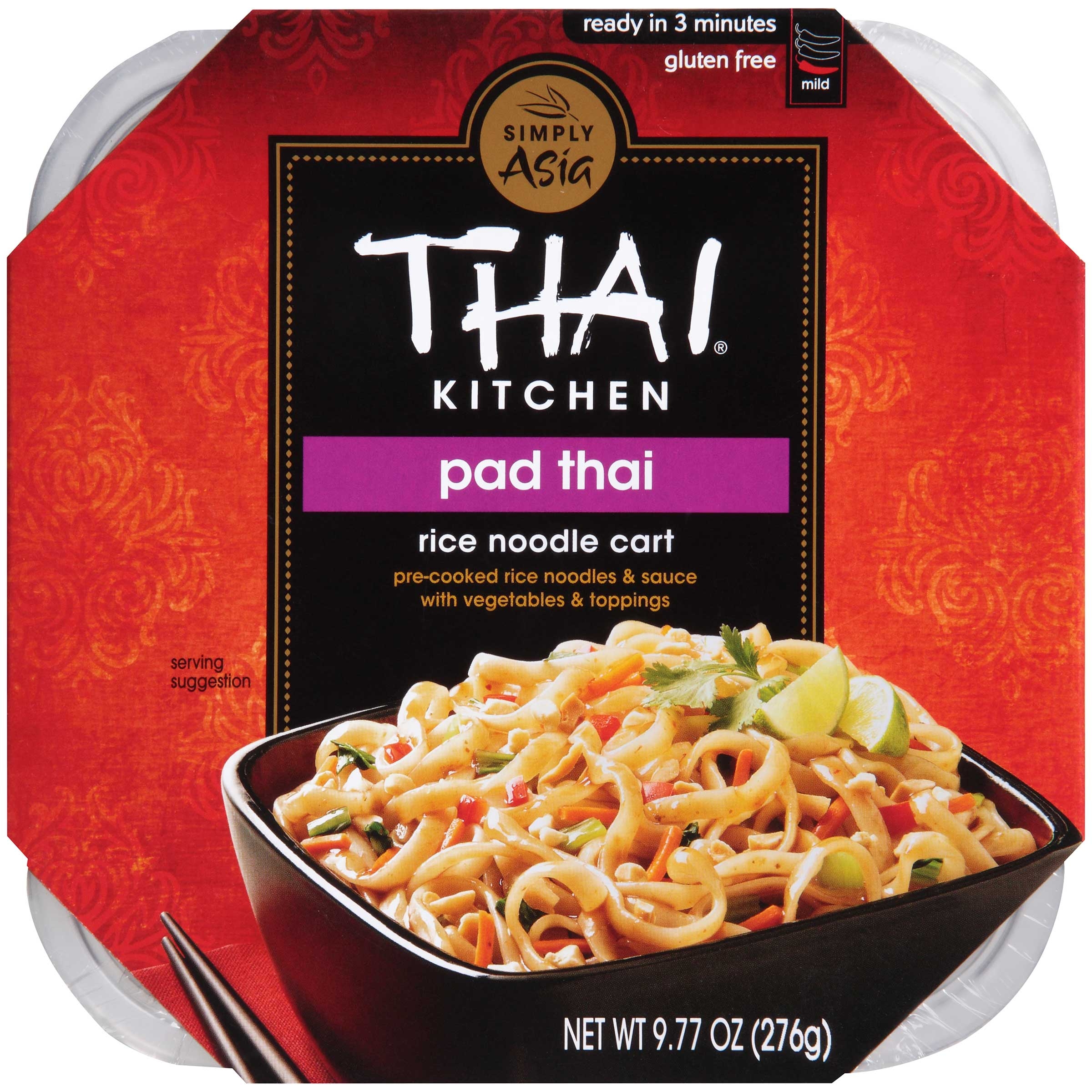 Pad Thai Kitchen Rice Noodle, 9.77 Ounce -- 6 per case