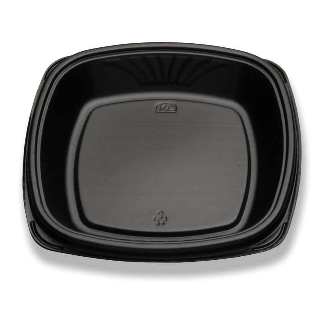Forum Black Medium Depth Plate, 9 inch -- 300 per case.