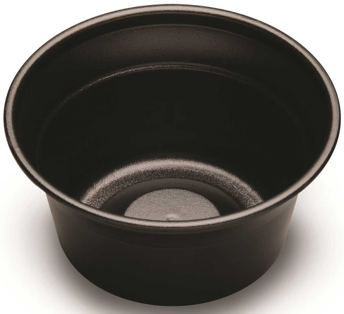 D and W Fine Pack Cup Polystyrene Black All Purpose Round Cup, 8 Ounce -- 1000 per case