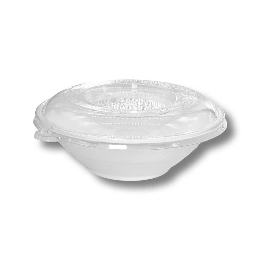 Responsible Products Recycled PET Lid for 24-48 Ounce Noodle Bowl -- 250 per case