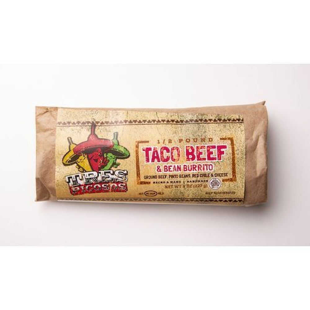 Tres Picosos Beef with Red Chili Burrito -- 20 per case