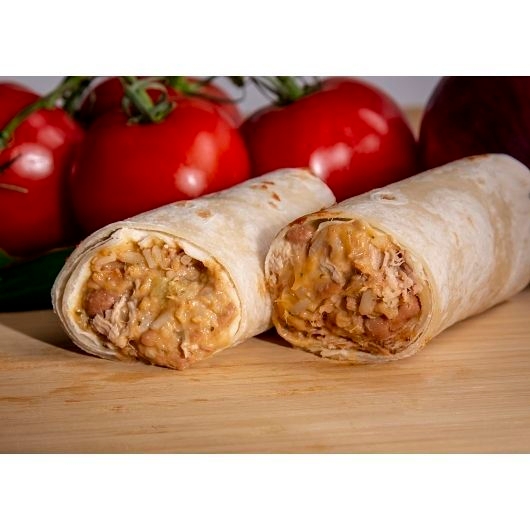 Tres Picosos Pork Carnitas Burrito with Pinto Beans Rice Bell Peppers and Cheese, 20 count