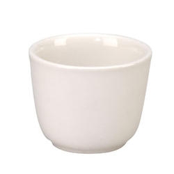 Buckingham Undecorated American White Wide Rim Rolled Edge Chinese Tea Cup, 4.5 Ounce -- 36 per case.