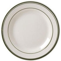 Del Mar Green Plate, 9 inch -- 24 per case