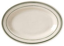 Del Mar Green Platter, 11.5 inch -- 12 per case
