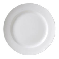 Vertex China Rubicon Rimmed Plate, 10 1/2 inch -- 12 per case.
