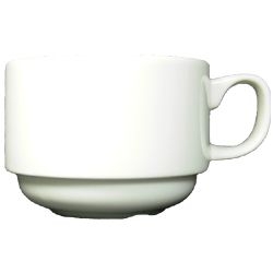 London Collection White Stacking Cup, 7 Ounce -- 36 per case.