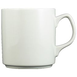 London Collection White Mug, 12 Ounce -- 36 per case.