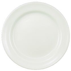 London Collection White Mid Rim Plate, 11 3/4 inch -- 12 per case.