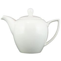 London Collection White Teapot, 13.5 Ounce -- 12 per case.