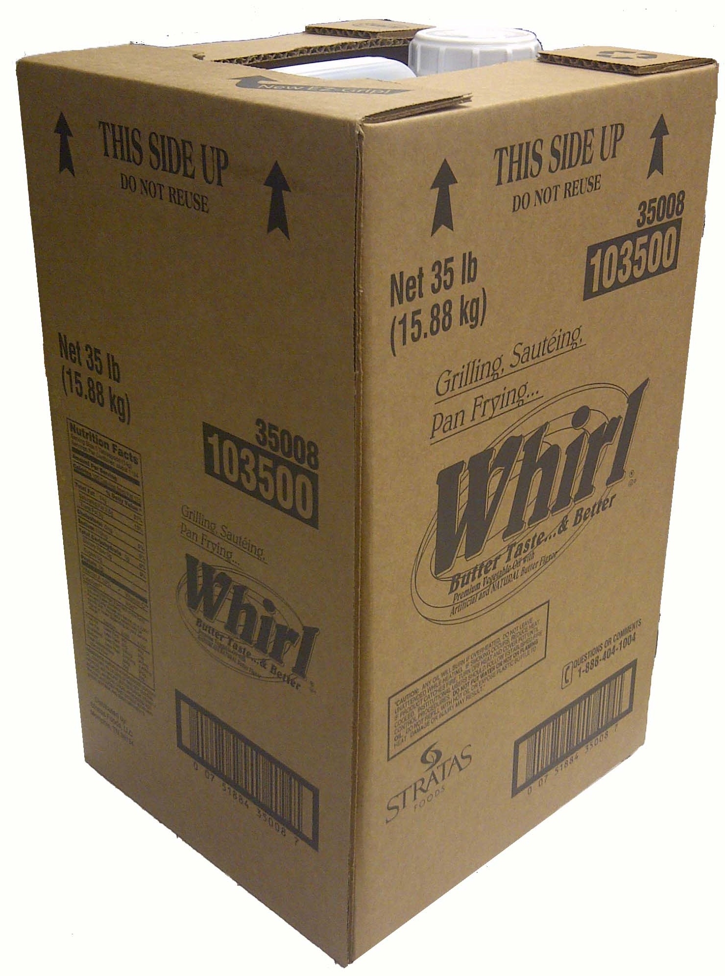 Whirl Butter-Flavored Oil, 35 pound