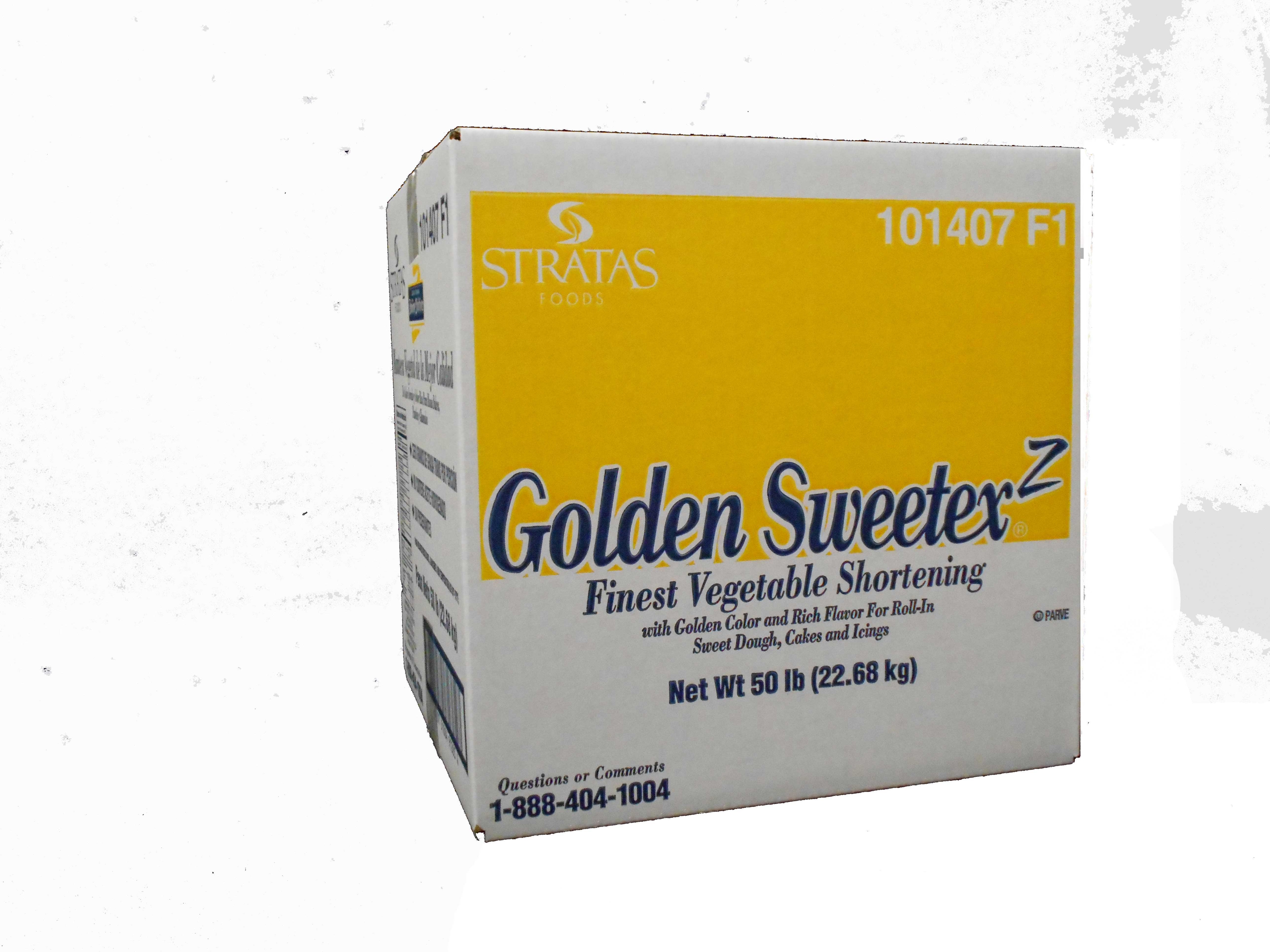 Golden Sweetex Z Finest Vegetable Shortening Oil, 50 Pound.