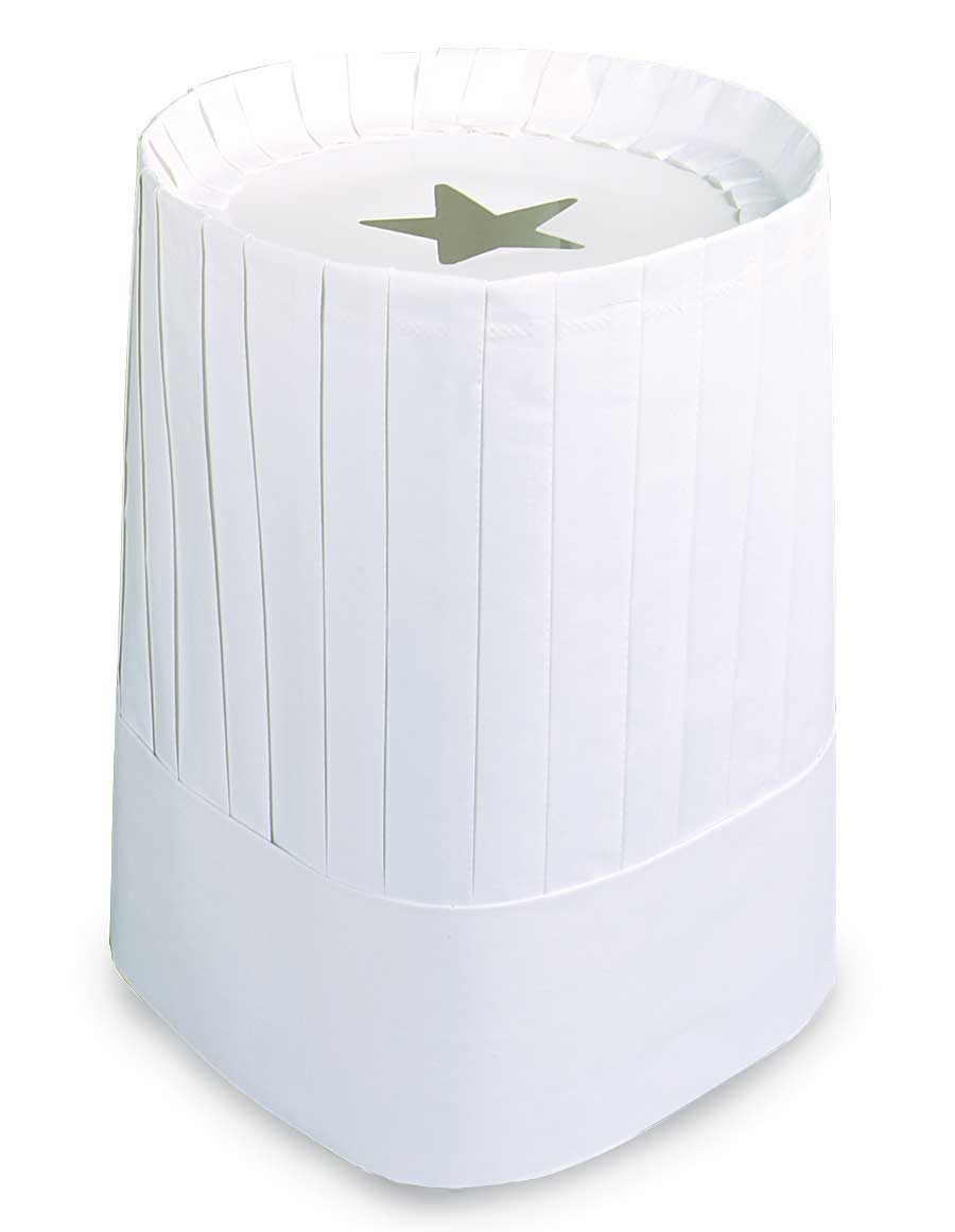 Cellucap Le Classic Fully Formed Chef Hat, 10 inch -- 12 per case.
