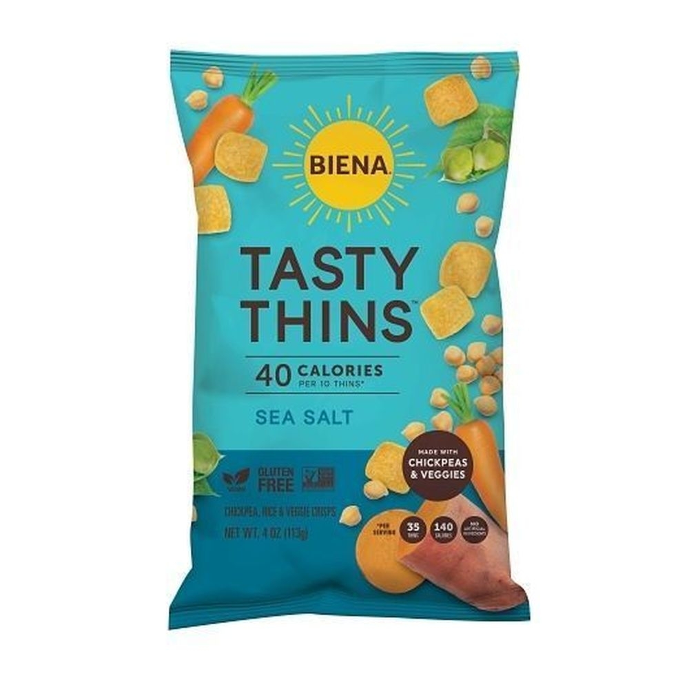 Biena Sea Salt Tasty Thins, 4 Ounce -- 12 per case