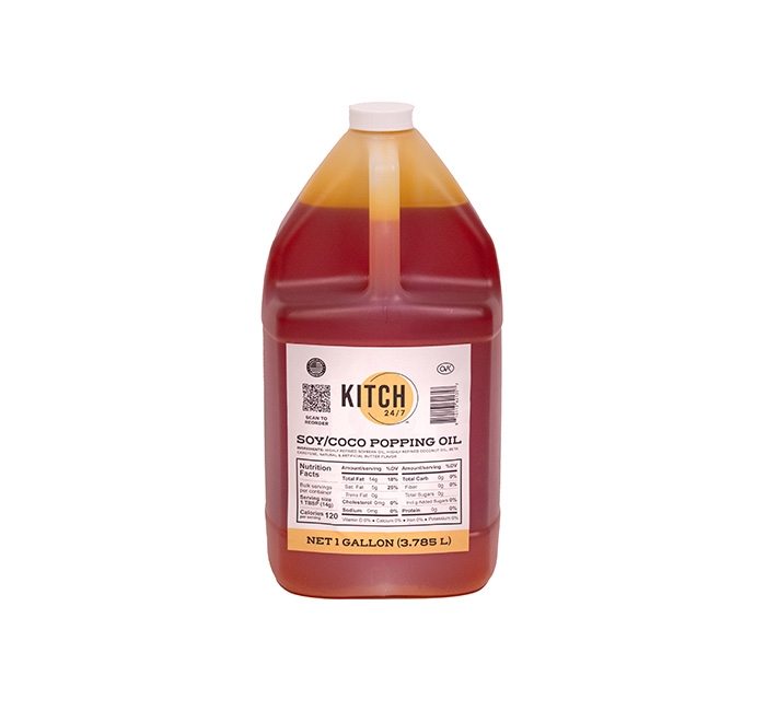 Kitch 24/7 Soy/Coco Popping Oil, 1 Gallon -- 4 per case
