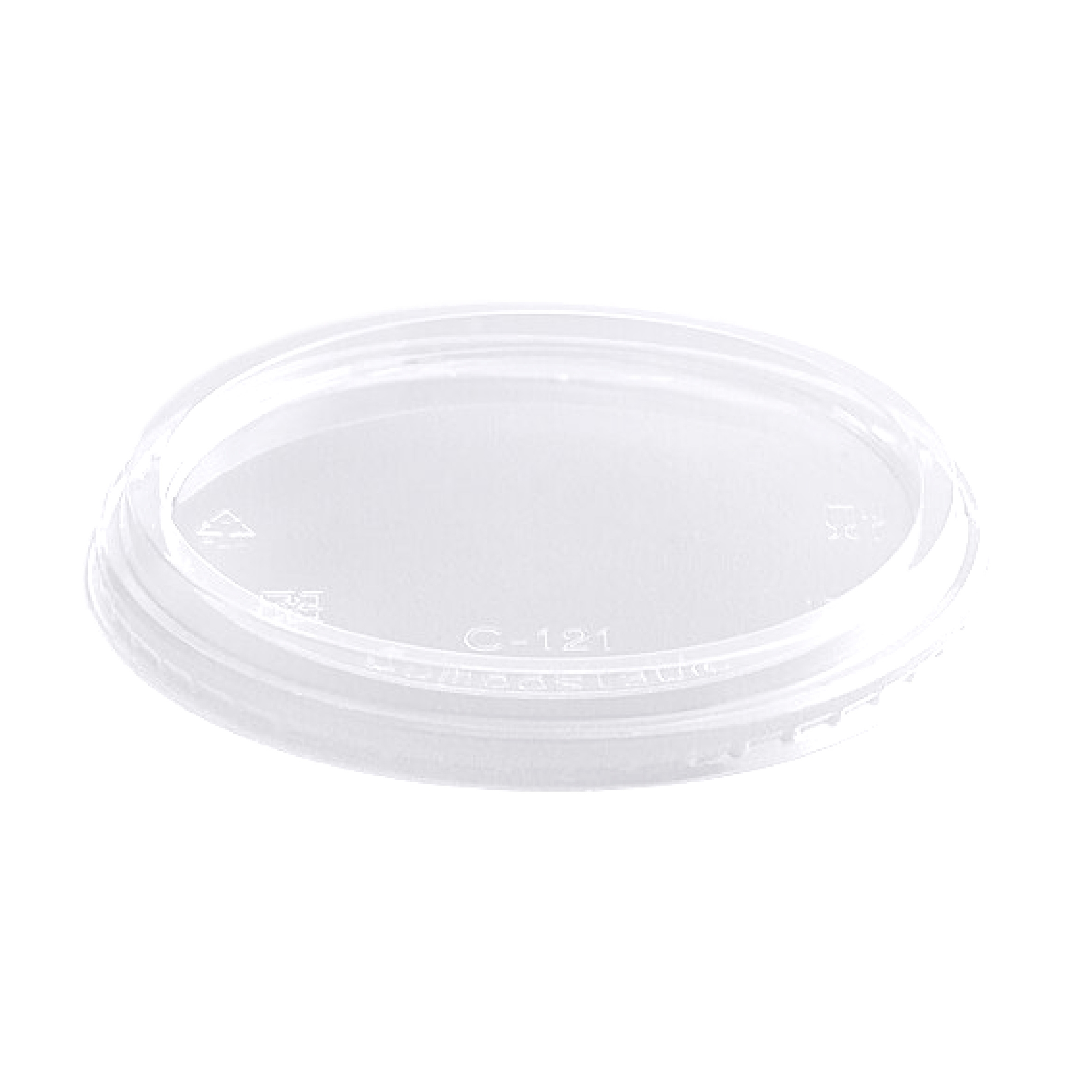Responsible Products Lid for 8 to 32 Ounce Clear Compostable Round Deli Container -- 500 per case
