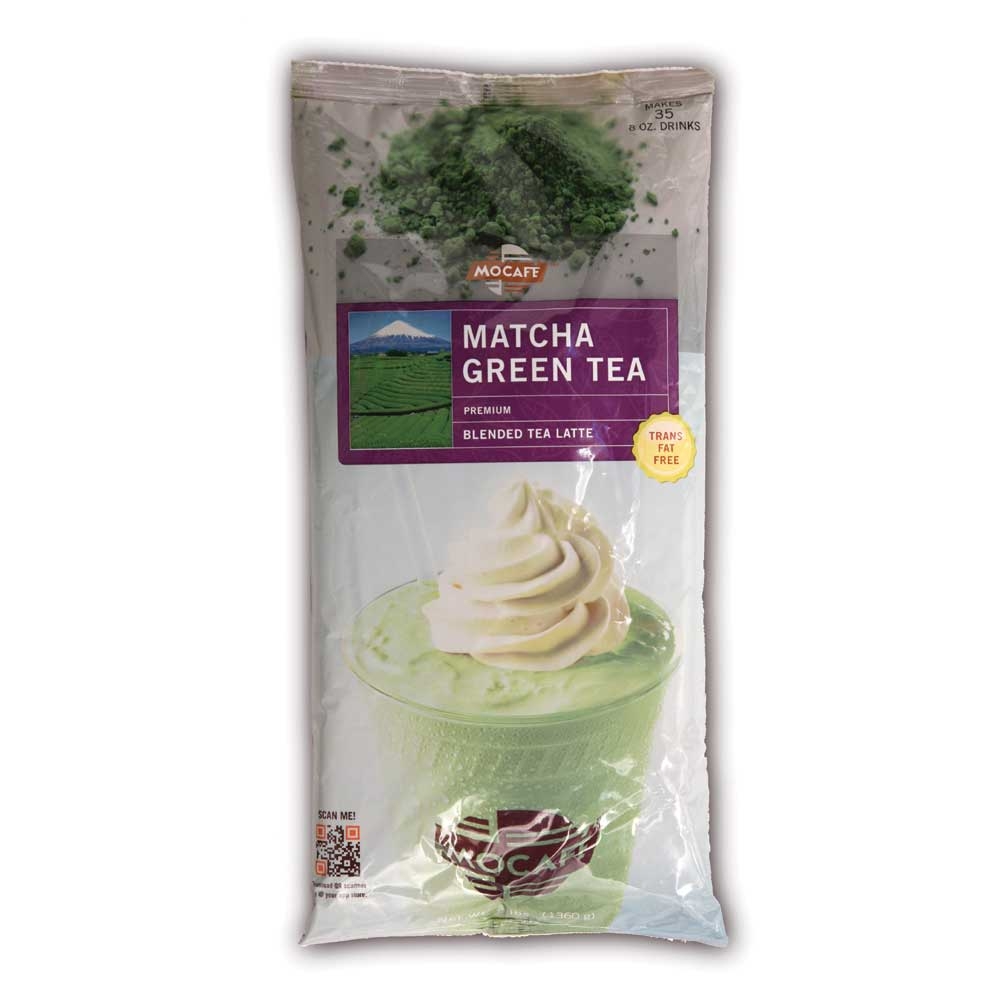 Mocafe Matcha Green Tea Latte, 3 Pound Bag -- 4 per case.
