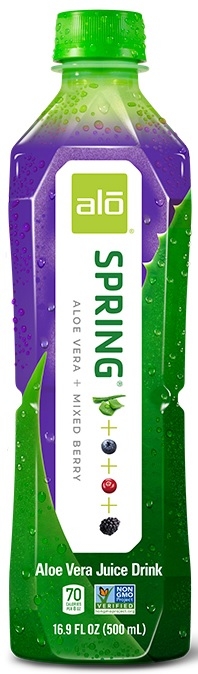 Alo Spring Mixed Berry Aloe Vera Juice Drink, 16.9 Ounce -- 12 per case