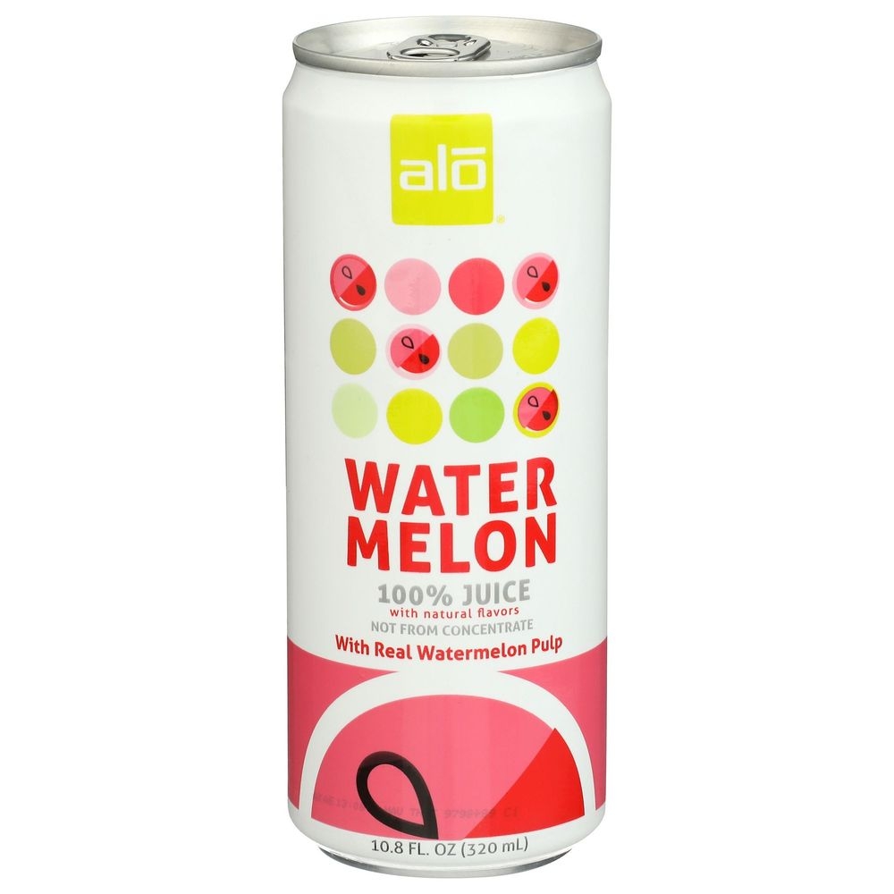 Alo Watermelon Juice with Real Watermelon Pulp, 10.8 Fluid Ounce -- 12 per case