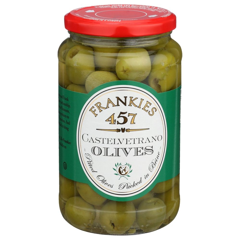 Frankies 457 Pitted Castelvetrano Olives, 9 Ounce -- 6 per case