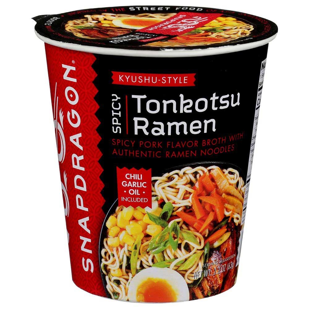 Snapdragon Kyushu Style Spicy Tonkotsu Ramen Cup, 2.2 Ounce -- 6 per case