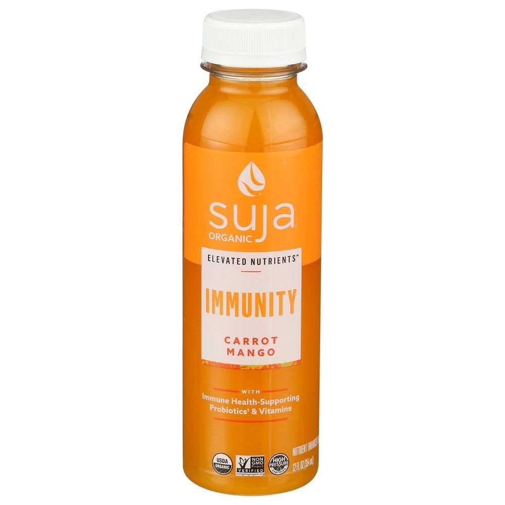 Suja Elevated Nutrients Organic Immunity Carrot Mango Fruit Juice, 12 Fluid Ounce -- 6 per case