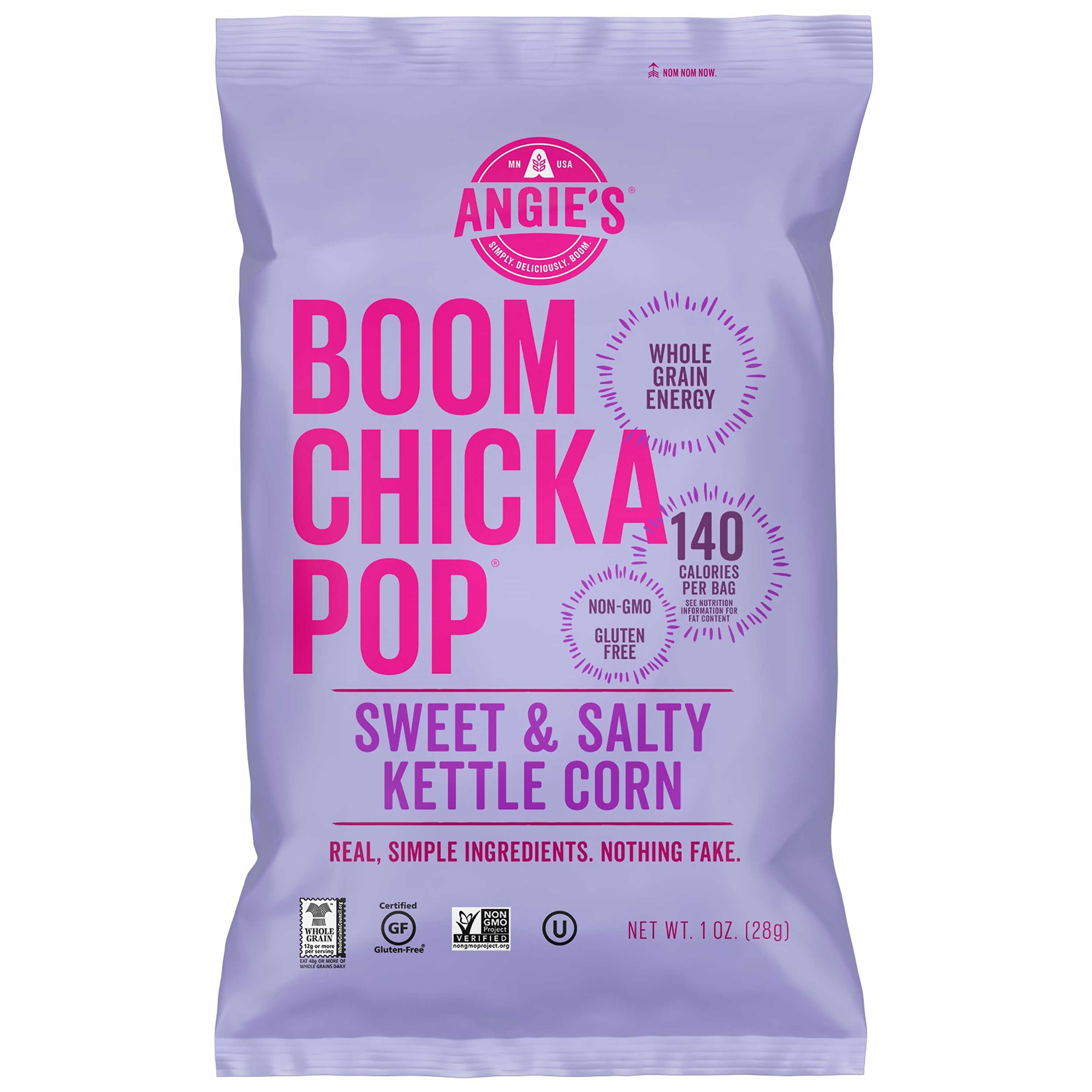 Boomchickapop Sweet and Salty Popcorn, 1 Ounce - 24 per pack.