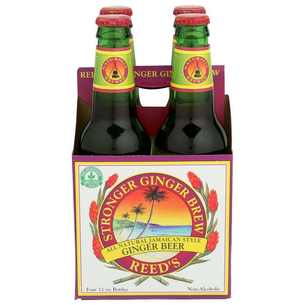 Reeds Strongest Ginger Beer, 12 Fluid Ounce Bottle - 4 count per pack -- 6 packs per case